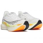 Saucony Endorphin Elite Wing Беговые кроссовки Низкий топ Белый черный Унисекс — изображение 3