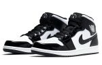 Jordan Air Jordan 1 MID SE Asw 'Черный и Белый' MID Топ Винтажные баскетбольные кроссовки Мужской Черный Белый — изображение 3