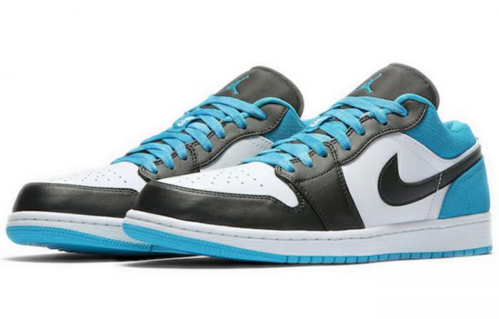 Jordan Air Jordan 1 Low 'Лазер Синий' Низкий Топ Винтажные Баскетбольные Кроссовки Мужские Лазер Синий — изображение 3