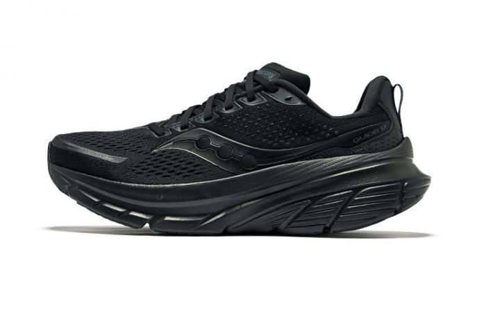 Saucony GUIDE 17 Дышащий Низкий Топ Обувь для Беговых Тренировок на Длинные дистанции Мужской Черный — изображение 1