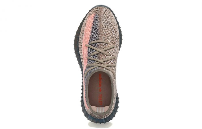 Adidas Originals Yeezy Boost 350 V2 Вулканический серый 'Пепельный Камень' Низкий топ Casual Унисекс Серый Камень — изображение 3