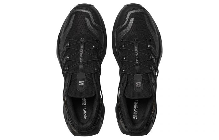 Salomon Collaboration XT PU.RE ADVANCED Беговые кроссовки Низкий Топ Черный Унисекс — изображение 4