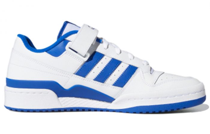 Adidas Originals FORUM Low Топ Скейтборд Кроссовки Унисекс Синий Белый — изображение 2