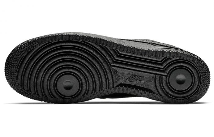 Nike Air Force 1 07 Черный воин Устойчивый к истиранию Низкий топ Скейтбординг Кроссовки Унисекс Черный — изображение 6