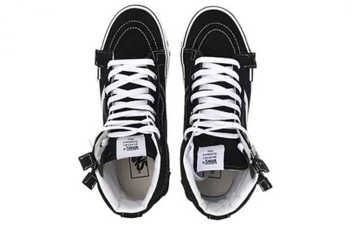 VANS SK8 HI Reissue CAP High Топ Скейтборд Кроссовки Унисекс Черный Белый — изображение 4