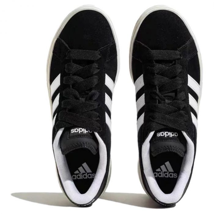 Adidas Grand Court Base 00s Устойчивые к истиранию низкие скейтборд-кроссовки Unisex Черный Белый — изображение 4