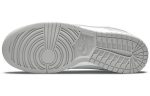 Nike Dunk Retro 'GREY Fog' Устойчивые к истиранию Низкие Скейтборд Кроссовки Мужские Серый Белый — изображение 6