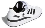 Adidas Originals FORUM Низкие Аbrasion-Resistant Low Top Скейтборд Кроссовки Унисекс Белый Черный — изображение 4
