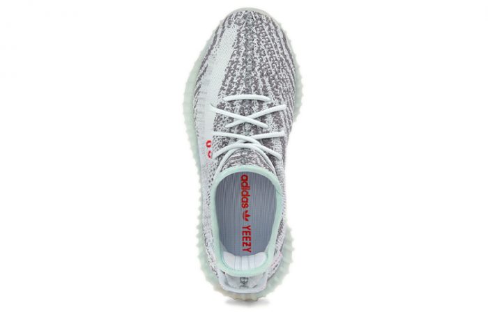 Adidas Originals Yeezy Boost 350 V2 'Синий Tint' Methane Hydrate Low Топ Кэжуал Унисекс Ледяной синий Выпуск 2017 года — изображение 4