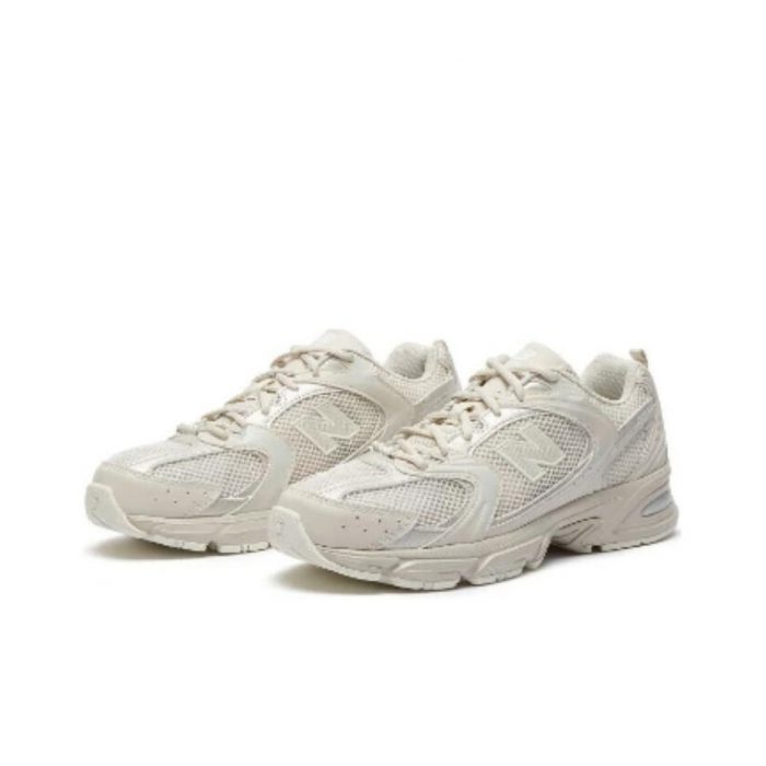 New Balance NB 530 Low Топ Повседневный Городской Коммутирование Беговые кроссовки Unisex Light Молочно-чайный D Ширина — изображение 2
