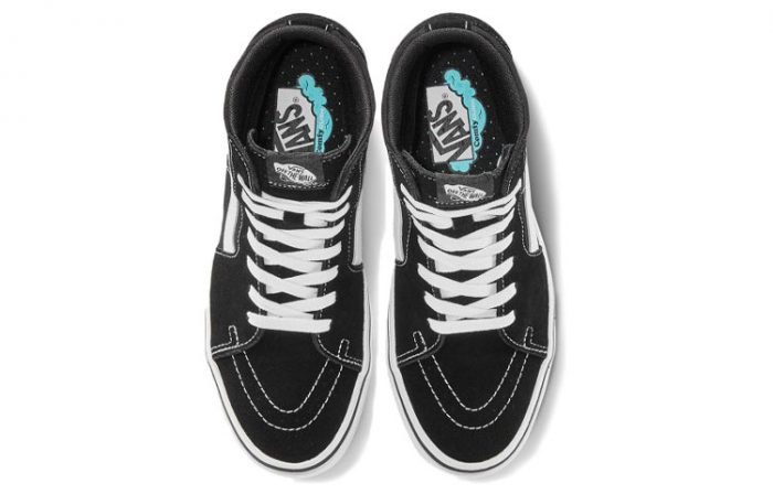 VANS SK8 Comfycush Высокие Кроссовки для скейтбординга Унисекс Черные — изображение 4