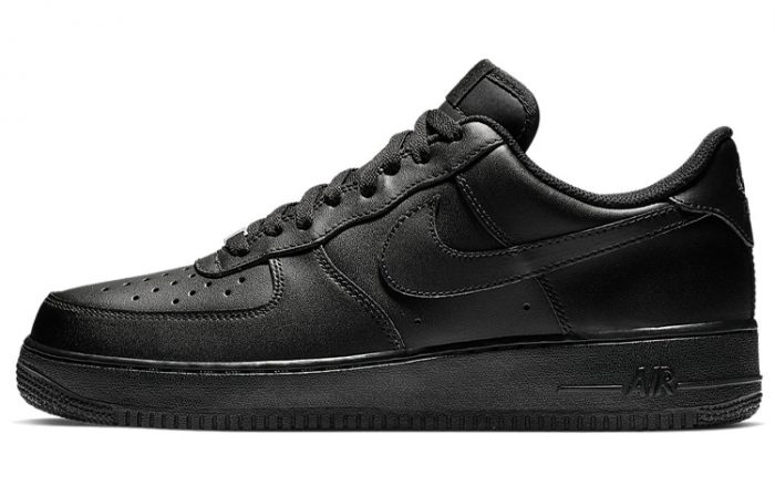 Nike Air Force 1 07 Черный воин Устойчивый к истиранию Низкий топ Скейтбординг Кроссовки Унисекс Черный — изображение 1