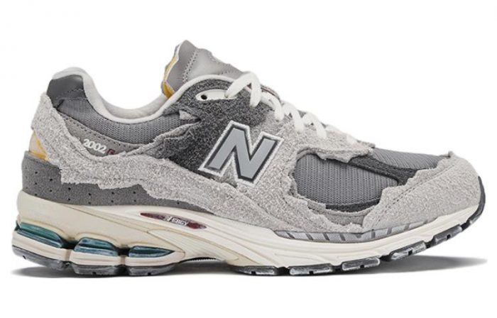 New Balance NB 2002R Low Топ Повседневные Беговые Кроссовки Унисекс Серый Rain — изображение 2