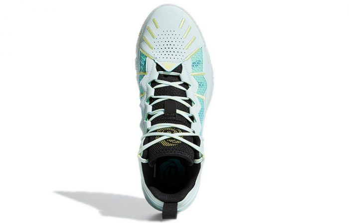 Adidas D Rose Son Of Chi Slip-resistant Abrasion-resistant MID Баскетбольные кроссовки Мужские Mint Green — изображение 5