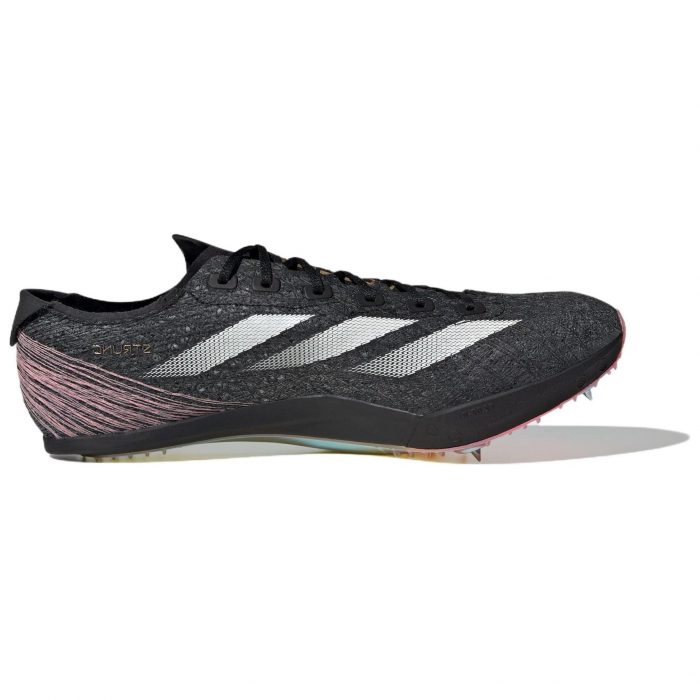 Adidas ADIZERO PRIME SP 3 Амортизация и Дышащие Низкие Кроссовки для Беговых Пути Мужские Черные Белые — изображение 2