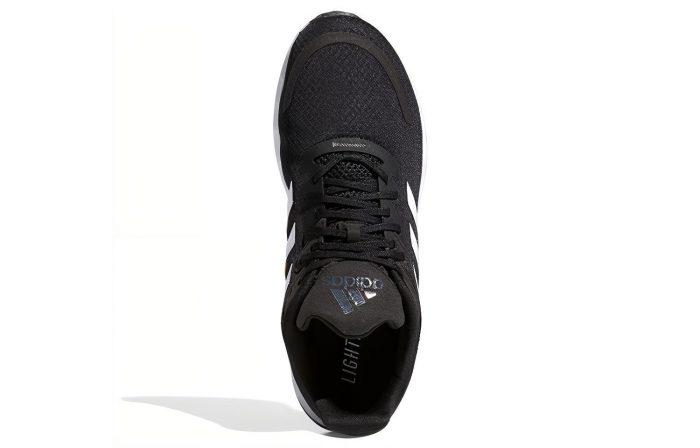 Adidas Duramo Sl Амортизация и Дышащий Низкий Топ Городской Коммутирование Повседневные Беговые кроссовки Мужские Черно-белые — изображение 5