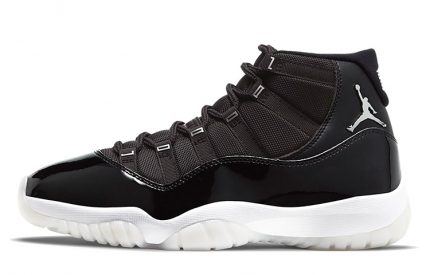 Jordan Air Jordan 11 'Jubilee' 25 Anniversary MID Топ Винтажные баскетбольные кроссовки Мужской Черный белый