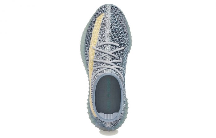Adidas Originals Yeezy Boost 350 V2 Worn Denim 'Ash Gray' Low Top Casual Unisex Blue Bisu Limited -> Adidas Originals Yeezy Boost 350 V2 Изношенный Деним 'Пепельно-Серый' Низкий Топ Повседневный Унисекс Синий Bisu Ограниченный — изображение 4