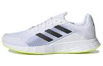 Adidas Duramo Sl Дышащий Низкий Топ Гонка Тренировка Бег Кроссовки Мужские Белый Черный Циановый