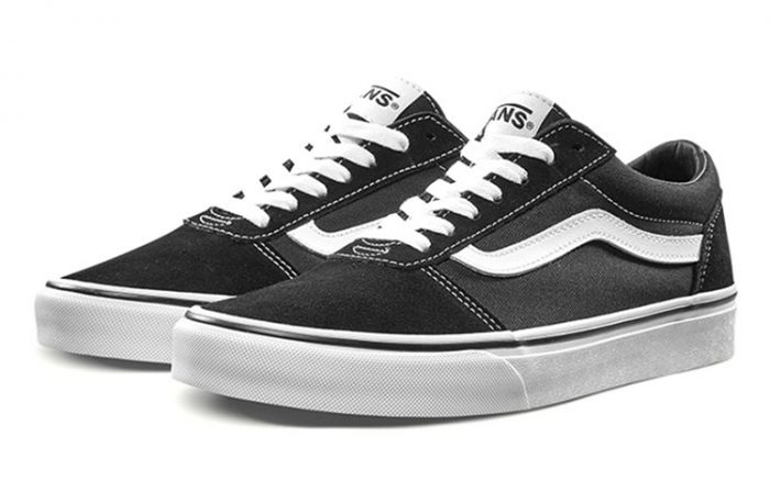 VANS Ward Active Low Top Скейтборд Кроссовки Unisex Черный Белый — изображение 3