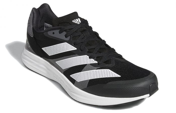 Adidas Adizero RC 4 Устойчивые к истиранию амортизаторы Низкий топ Повседневные Тренировочные Беговые кроссовки Мужские Черный Серый Белый — изображение 3