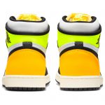 Jordan Air Jordan 1 High OG Ретро 'Вольт Золотой' Высокий Топ Винтажные Баскетбольные Кроссовки Унисекс Желто-Оранжевый Палец — изображение 5