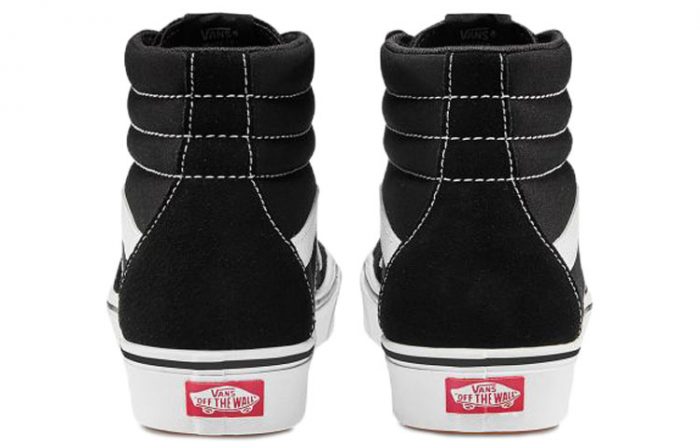 VANS SK8 Comfycush Высокие Кроссовки для скейтбординга Унисекс Черные — изображение 5