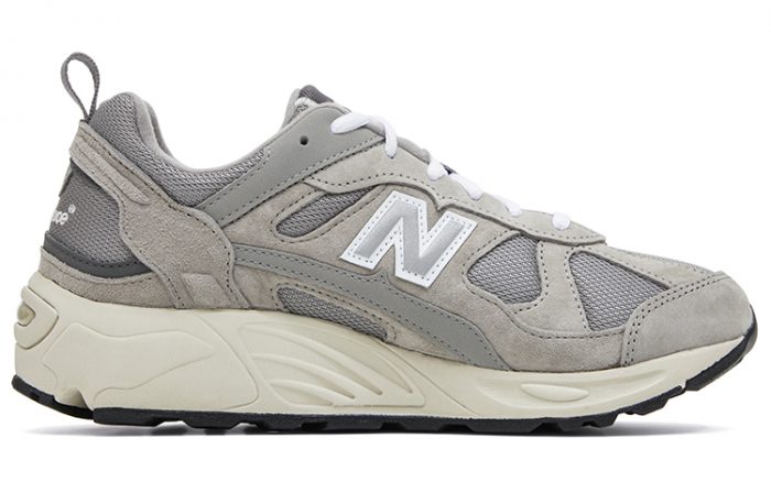 New Balance NB 878 MID Топ Повседневный Городской Коммутирование Беговые кроссовки Унисекс Серый — изображение 2