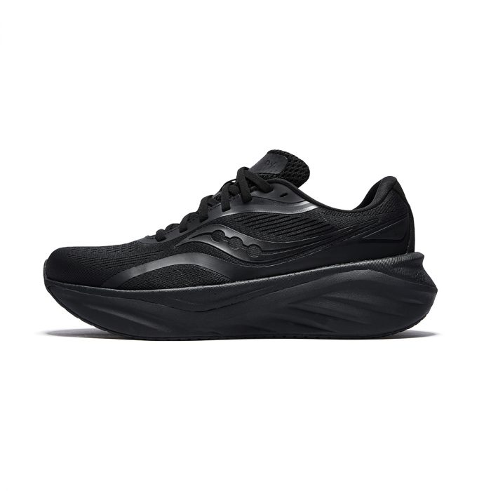 Saucony PHOENIX INFERNO Firebird 4 Амортизация Поддержка Отскок Низкий Топ Беговые кроссовки Унисекс Черный — изображение 1