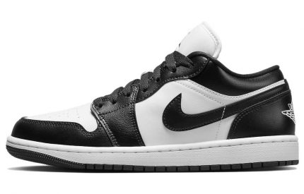Jordan Air Jordan 1 'Панда Нижняя юбка Резистентный Низкий Топ Винтажные баскетбольные кроссовки Женские Черно-белая панда