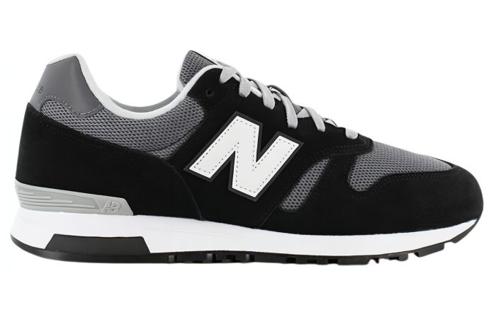 New Balance NB 565 Дышащие Низкие Кроссовки для Бега Унисекс Серый Черный — изображение 2