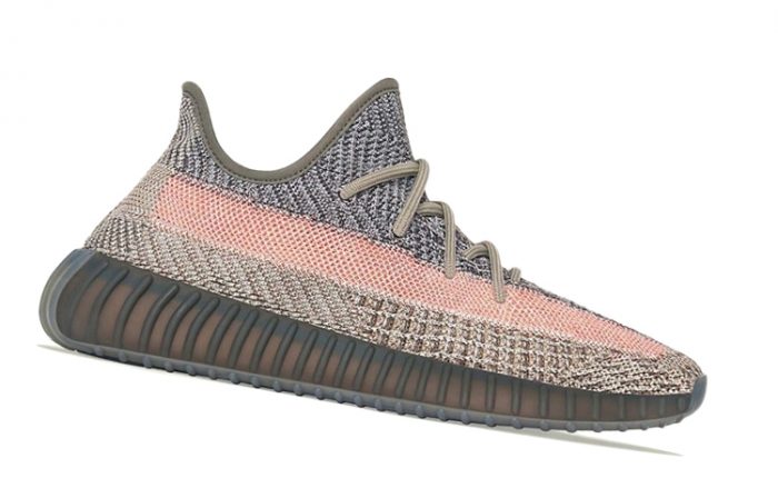 Adidas Originals Yeezy Boost 350 V2 Вулканический серый 'Пепельный Камень' Низкий топ Casual Унисекс Серый Камень — изображение 2