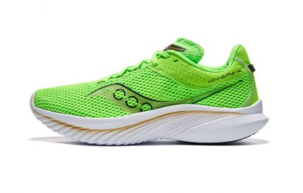 Saucony Kinvara Elite 14 Легкий Низкий Топ Тренировочные Беговые Кроссовки Мужские Зеленый Золото