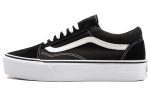Vans Old Skool Collection Платформа Черный Белый Низкие Кроссовки для скейтбординга Унисекс Черный