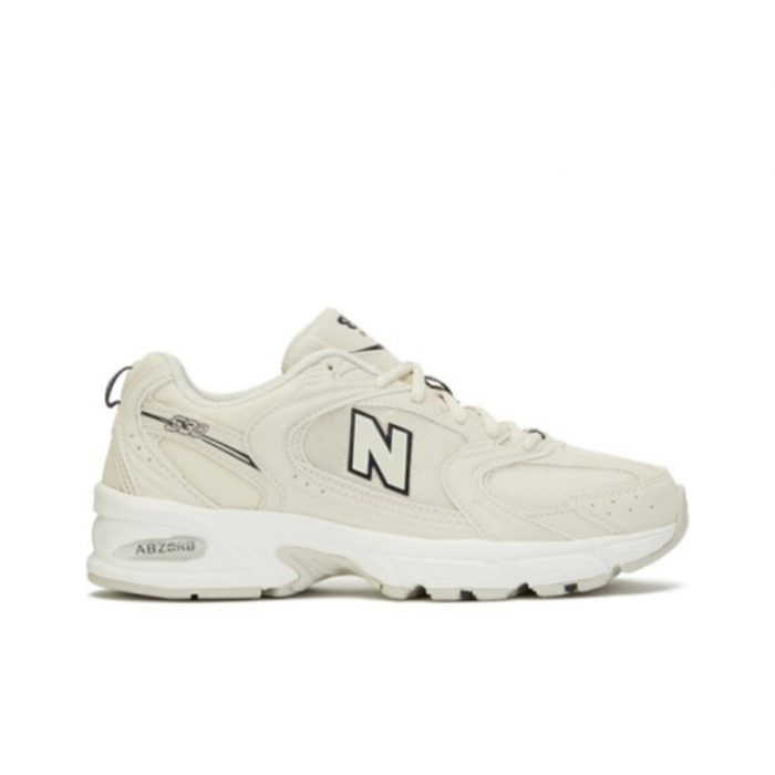 New Balance NB 530 MID Топ Повседневный Городской Коммутирование Беговые кроссовки Унисекс Экрю D Ширина — изображение 2