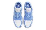 Jordan Air Jordan 1 Университетский синий устойчивый к истиранию низкий топ винтажные баскетбольные кроссовки женские университетский синий — изображение 4