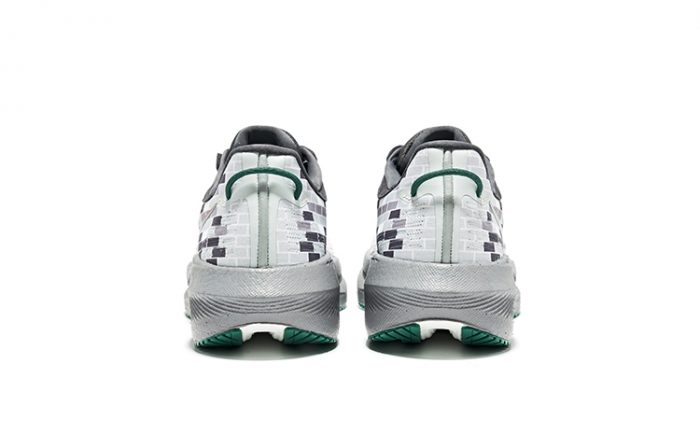 Saucony Triumph Victory 21 Беговые кроссовки Низкий топ Серый Зеленый Унисекс — изображение 4