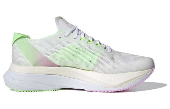Adidas Adizero Boston 12 Амортизация Низкий Топ Гоночные Беговые Кроссовки Мужские Белый Черный Зеленый — изображение 2
