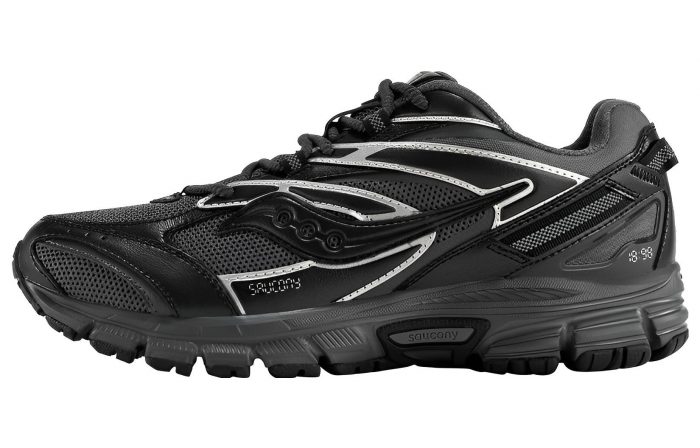 Saucony Cohesion 2K Амортизаторы Шок Резистентность к Сцеплению Низкий Топ Тренировочные Беговые Кроссовки Унисекс Черный Серый — изображение 1
