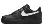 Nike Air Force 1 Abrasion Resistant Низкие Кроссовки для скейтбординга Унисекс Черный Белый