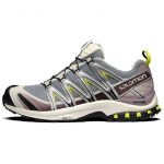 SALOMON XA PRO 3D Амортизаторы Дышащая Подкладка Устойчивая Низкий Верх Беговые Кроссовки Унисекс Battlefield Серый