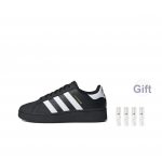 Adidas Originals SUPERSTAR XLG Low Топ Скейтборд Кроссовки Унисекс Черный — изображение 7