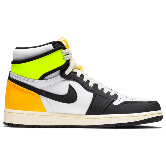 Jordan Air Jordan 1 High OG Ретро 'Вольт Золотой' Высокий Топ Винтажные Баскетбольные Кроссовки Унисекс Желто-Оранжевый Палец — изображение 2