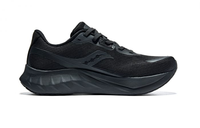 Saucony TIDE 2 Устойчивый к истиранию Низкий Топ Тест физической подготовленности Экзамен физической подготовленности And Тренировки Беговые кроссовки Унисекс Черный — изображение 2