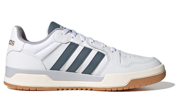 ADIDAS NEO ENTRAP Низкие Кроссовки для скейтбординга Унисекс Белый Серый — изображение 2