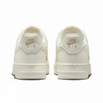 Nike Air Force 1 Мини Золотой Устойчивый к истиранию Низкий Топ Скейтборд Кроссовки Женские Белый Золотой — изображение 17