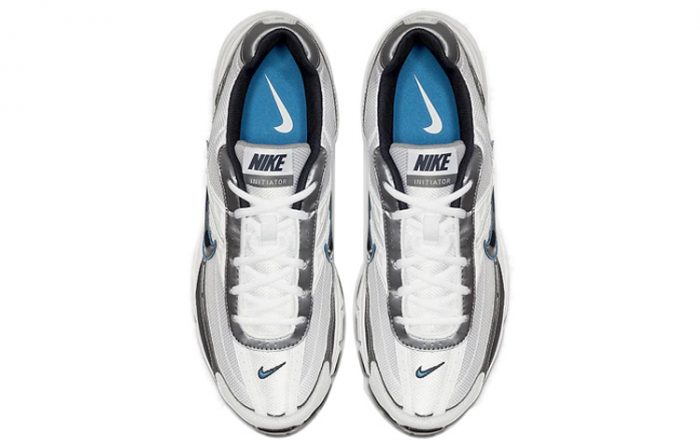 Nike Initiator Амортизация Низкий Топ Повседневный Городской Коммутер Беговые кроссовки Мужские Белый Синий — изображение 4