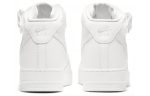 Nike Air FORCE 1 MID Топ Скейтборд Кроссовки Мужской Чисто Белый — изображение 5