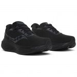 Saucony TRIUMPH Victory 22 Амортизация и Дышащий Низкий Топ Тренировочная Обувь для Беговых Дистанций Мужская Черная — изображение 3