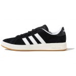 Adidas Grand Court Base 00s Устойчивые к истиранию низкие скейтборд-кроссовки Unisex Черный Белый